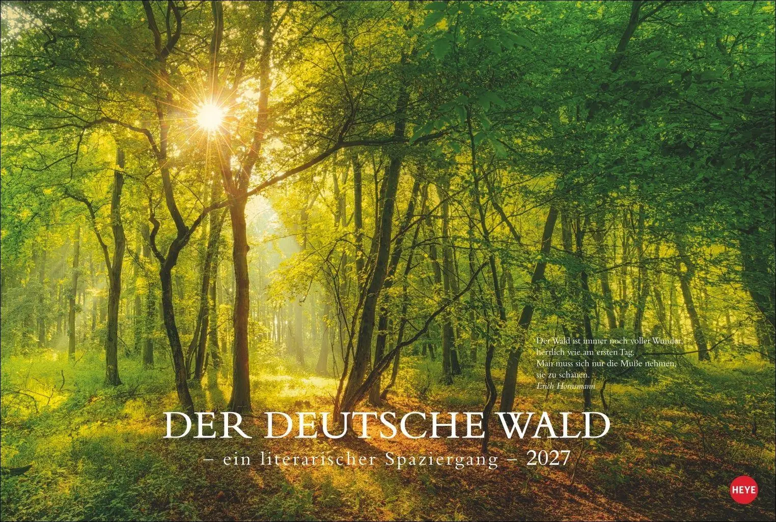 Cover: 9783756415717 | Der deutsche Wald - Ein literarischer Spaziergang Kalender 2027 -...