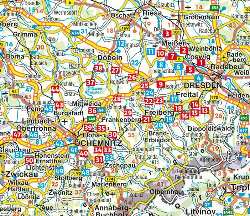Bild: 9783763345717 | Mittelsachsen | Ingo Röger | Taschenbuch | Rother Wanderführer | 2022