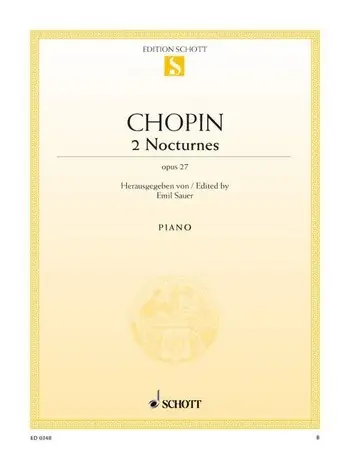 Cover: 9790001085717 | Nocturnes(2) Opus 27 | Frédéric Chopin | Buch | Schott Music