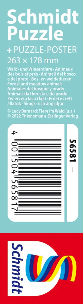 Bild: 4001504565817 | Wald &amp; Wiesentiere | Kinderpuzzle Graspappe Standard 3x24 Teile | 2026