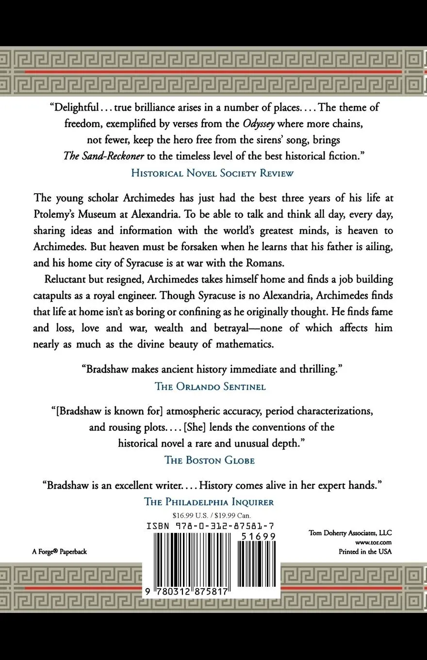 Rückseite: 9780312875817 | The Sand-Reckoner | Gillian Bradshaw | Taschenbuch | Englisch | 2000