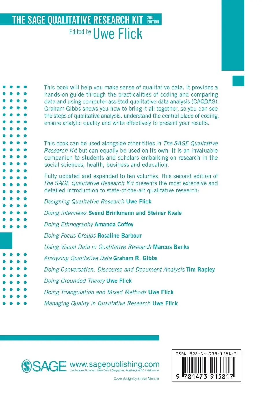 Rückseite: 9781473915817 | Analyzing Qualitative Data | Graham Gibbs | Taschenbuch | Englisch