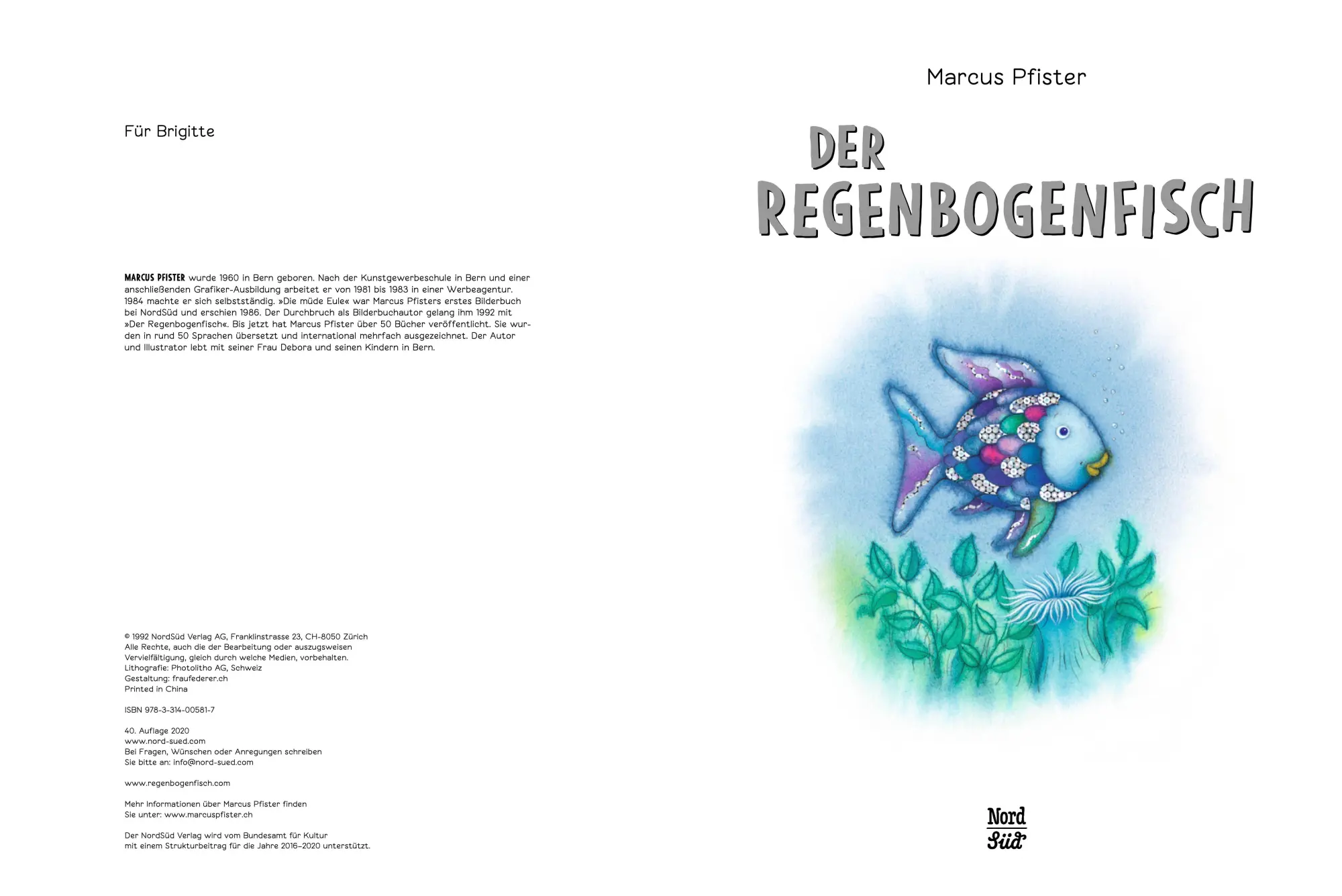 Bild: 9783314005817 | Der Regenbogenfisch | Marcus Pfister | Buch | Der Regenbogenfisch