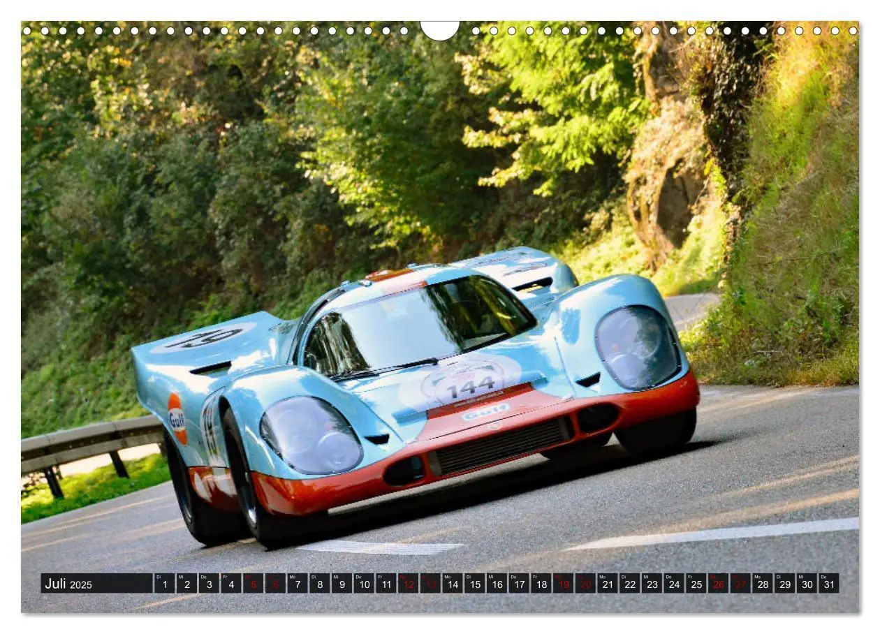 Bild: 9783435335817 | Porsche Oldtimer - EGGBERG KLASSIK - Der Berg ruft (Wandkalender...