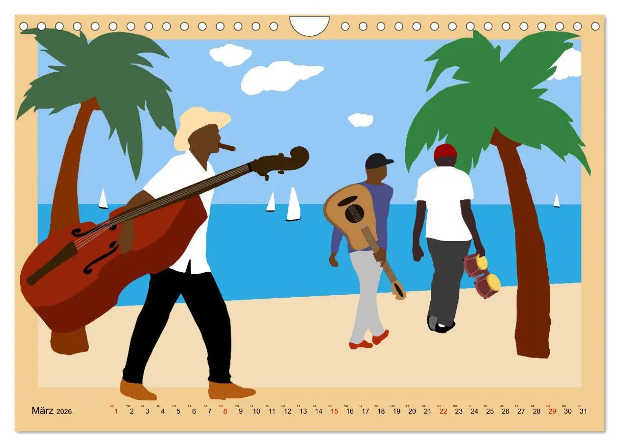 Bild: 9783457665817 | Kuba - Musik Tanz Rhythmus (Wandkalender 2026 DIN A4 quer),...