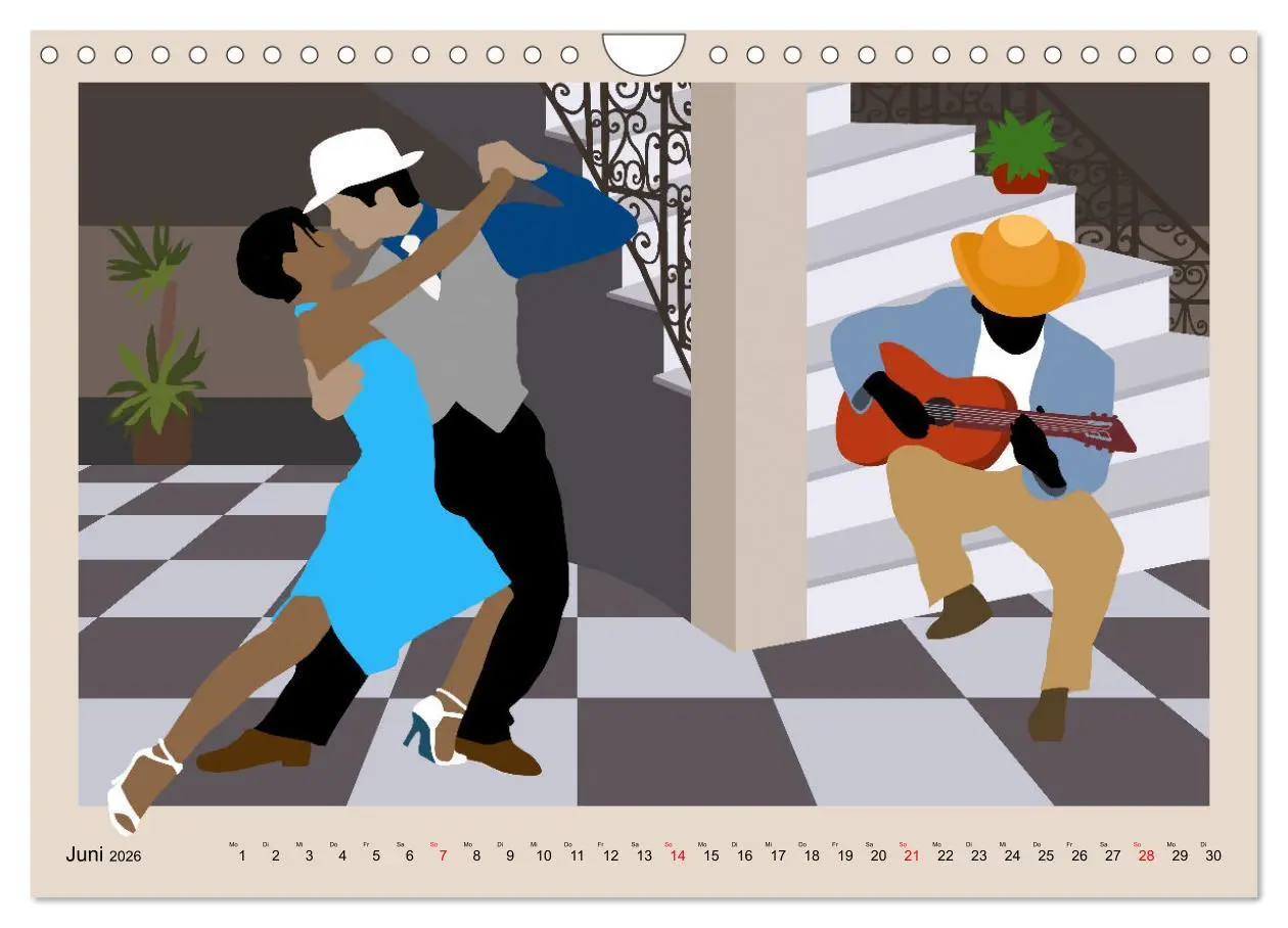 Bild: 9783457665817 | Kuba - Musik Tanz Rhythmus (Wandkalender 2026 DIN A4 quer),...