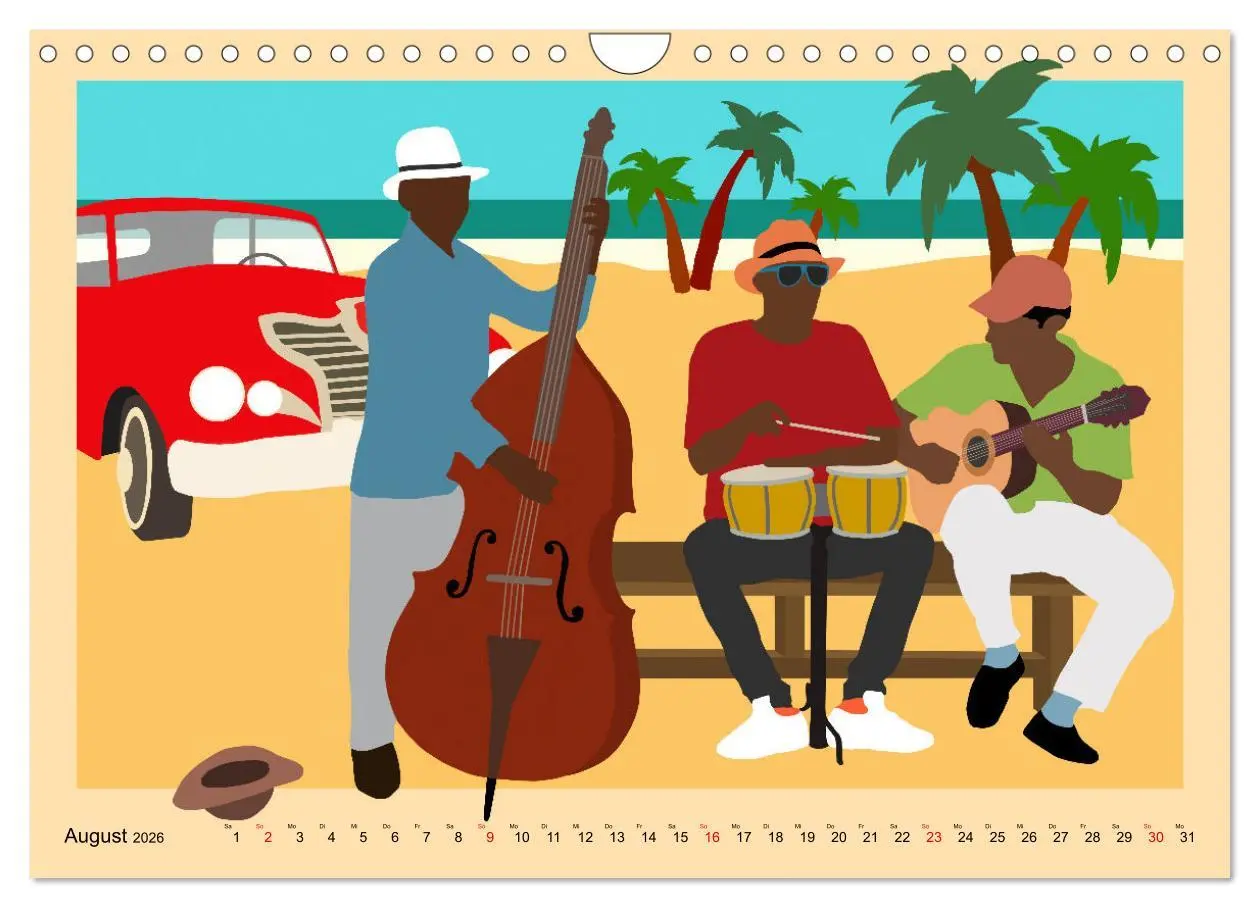 Bild: 9783457665817 | Kuba - Musik Tanz Rhythmus (Wandkalender 2026 DIN A4 quer),...