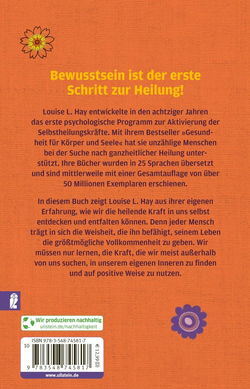 Rückseite: 9783548745817 | Wahre Kraft kommt von Innen | Louise Hay | Taschenbuch | 256 S. | 2013