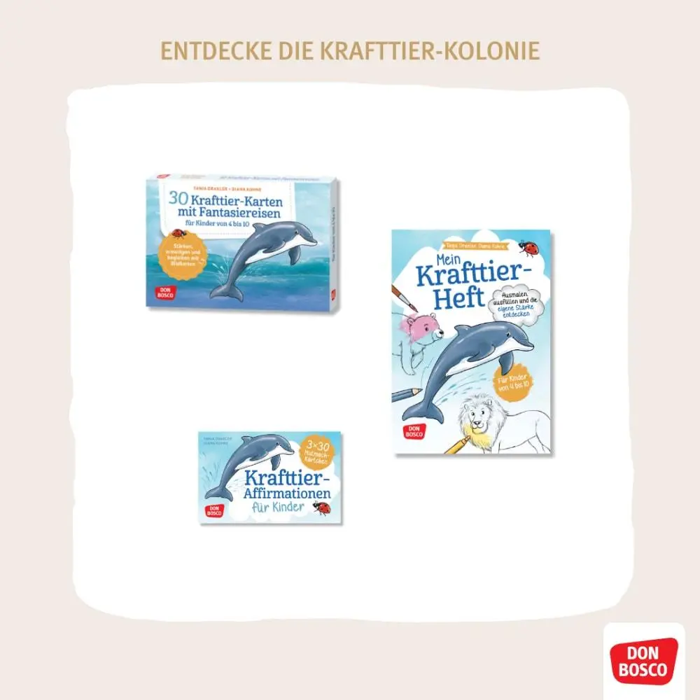 Bild: 9783769825817 | Mein Krafttier-Heft. Ausmalen, ausfüllen und die eigene Stärke...