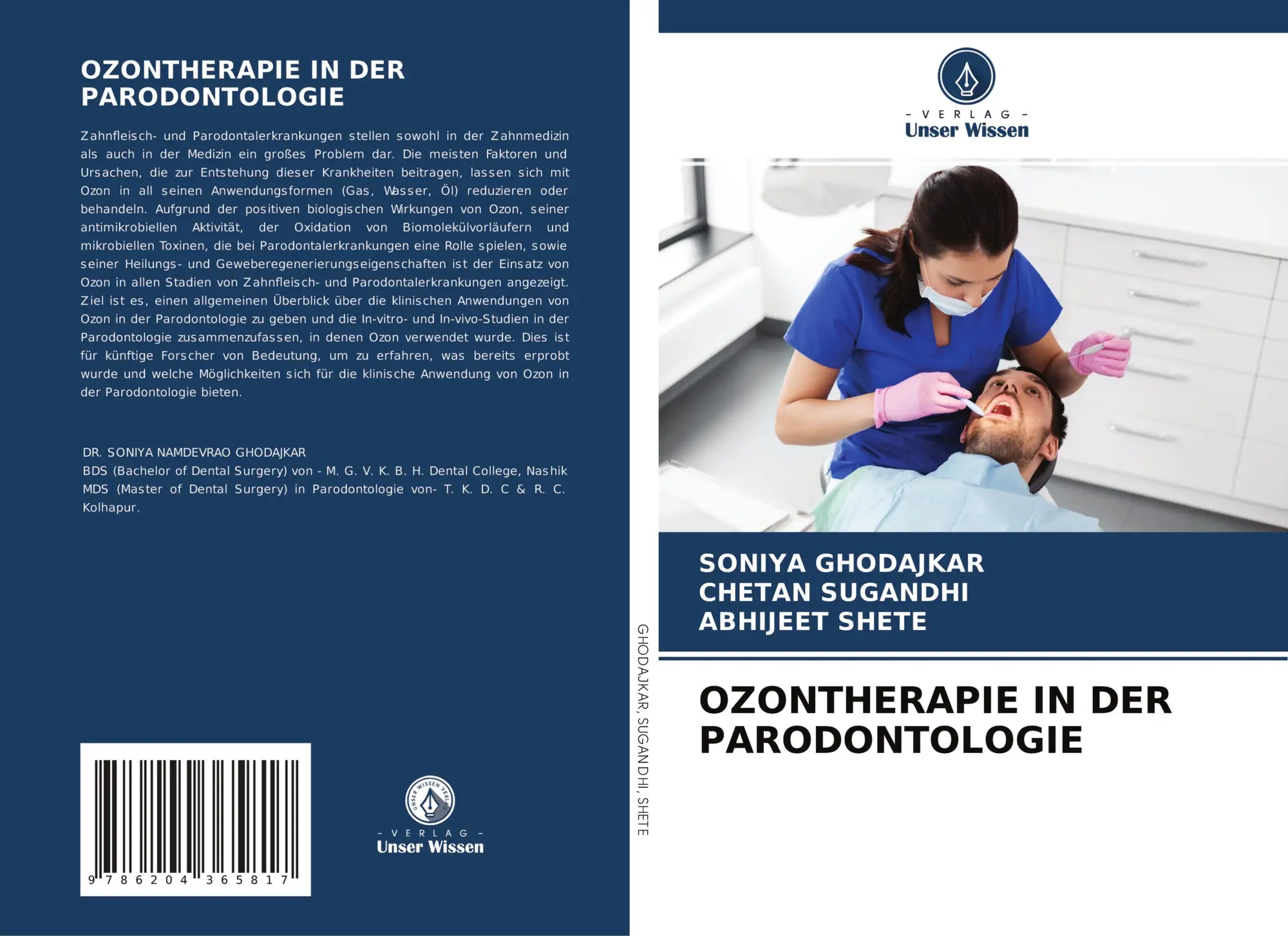 Cover: 9786204365817 | OZONTHERAPIE IN DER PARODONTOLOGIE | Soniya Ghodajkar (u. a.) | Buch