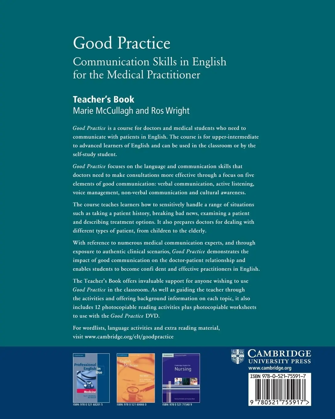 Rückseite: 9780521755917 | Good Practice | Marie Mccullagh (u. a.) | Taschenbuch | Englisch