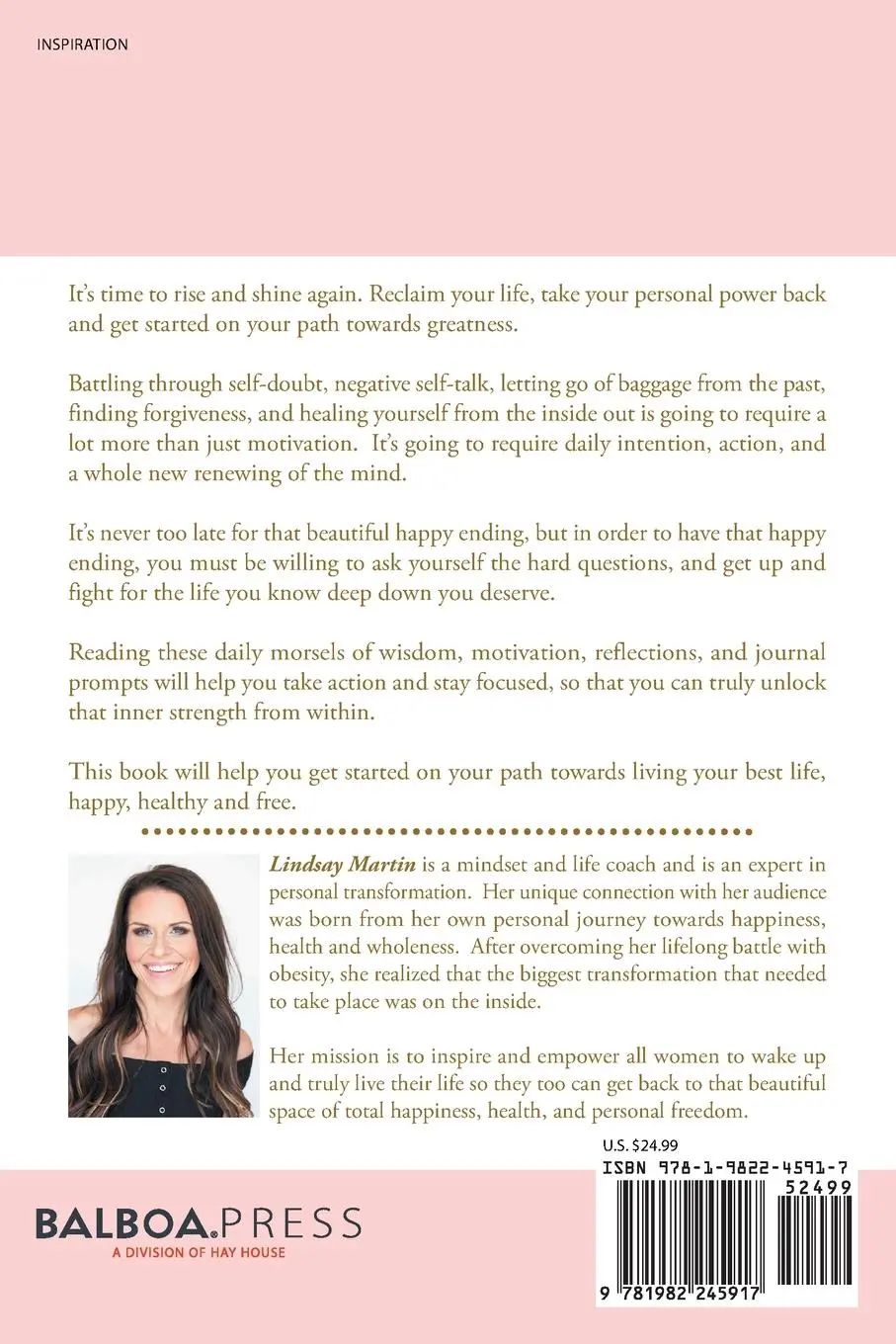 Rückseite: 9781982245917 | Rise and Shine | The Strength Within 101 Days to a Happier You | Buch