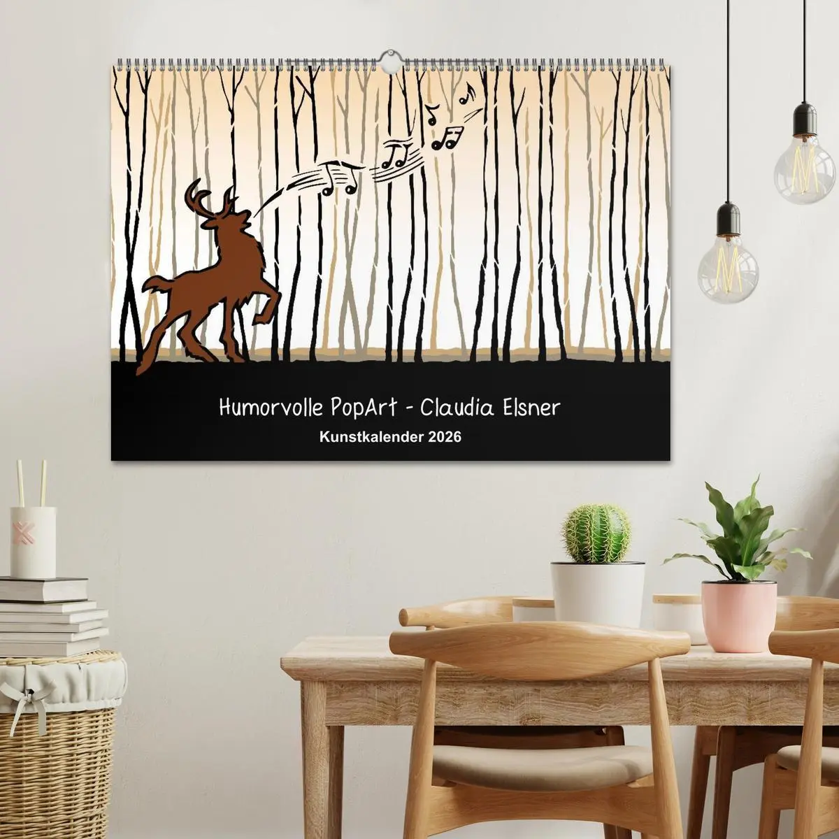Bild: 9783516055917 | Humorvolle PopArt - Kunstkalender von Claudia Elsner (Wandkalender...