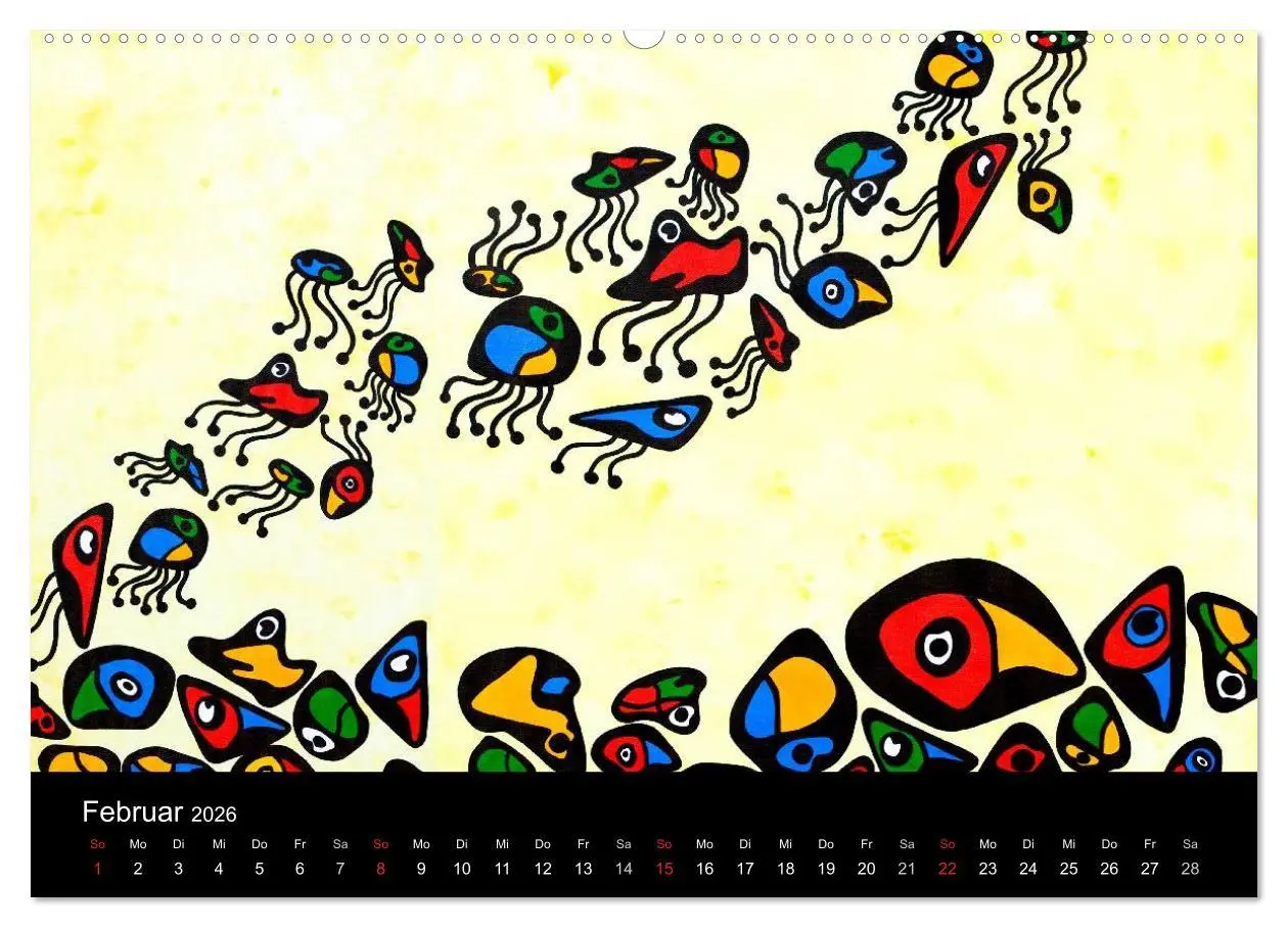 Bild: 9783516055917 | Humorvolle PopArt - Kunstkalender von Claudia Elsner (Wandkalender...
