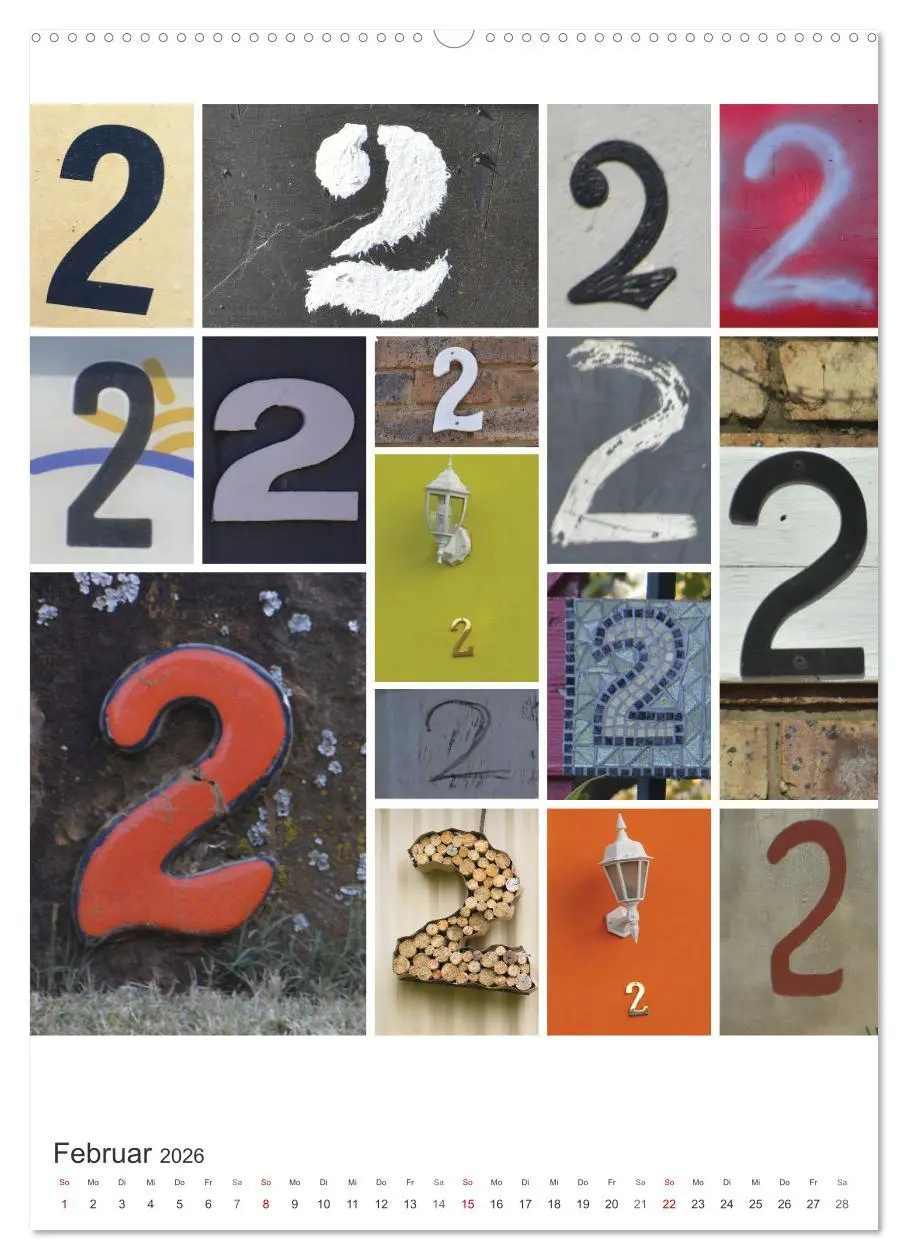 Bild: 9783516295917 | Das Jahr in Zahlen (Wandkalender 2026 DIN A2 hoch), CALVENDO...