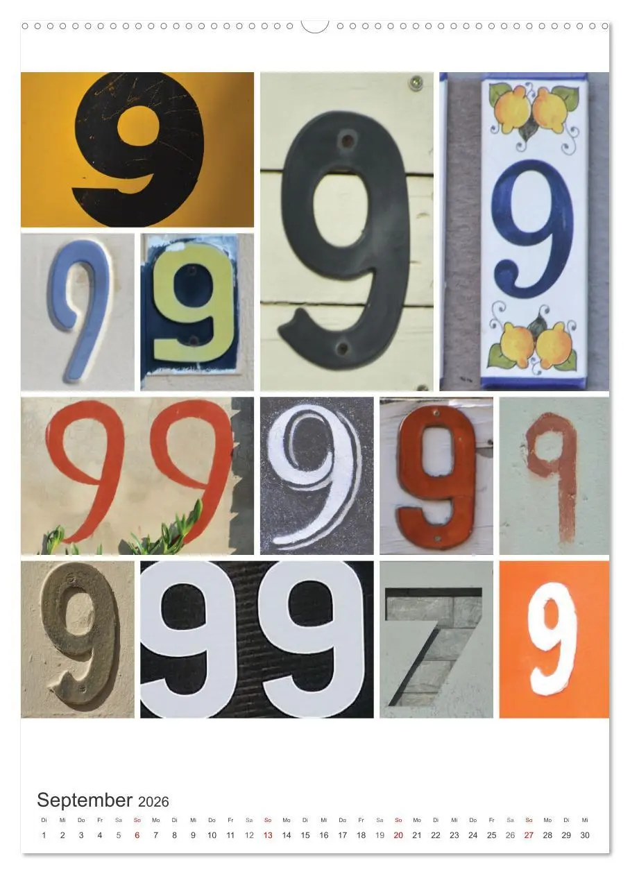 Bild: 9783516295917 | Das Jahr in Zahlen (Wandkalender 2026 DIN A2 hoch), CALVENDO...