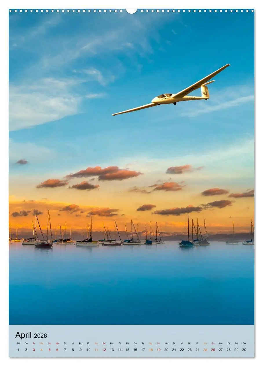 Bild: 9783516365917 | Segelfliegen - einfach Spaß (Wandkalender 2026 DIN A2 hoch),...