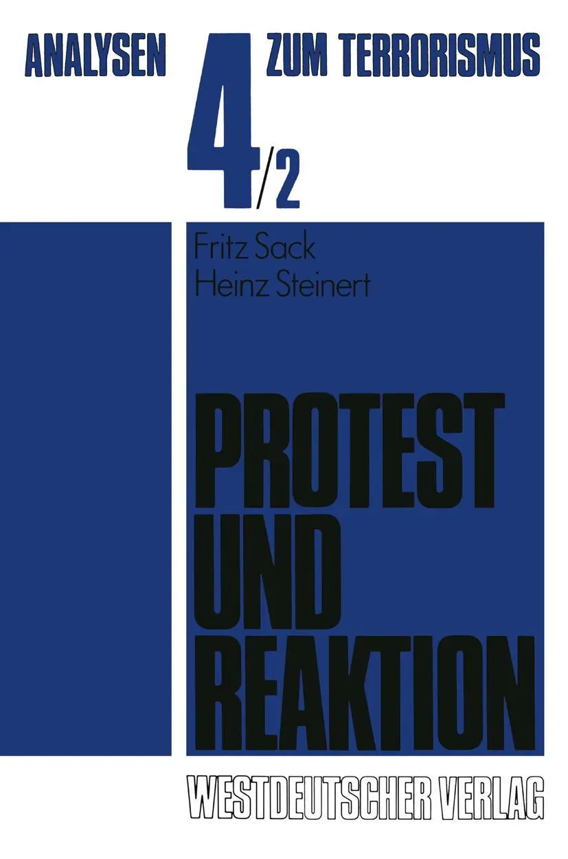 Cover: 9783531115917 | Protest und Reaktion | Heinz Steinert | Taschenbuch | 604 S. | Deutsch
