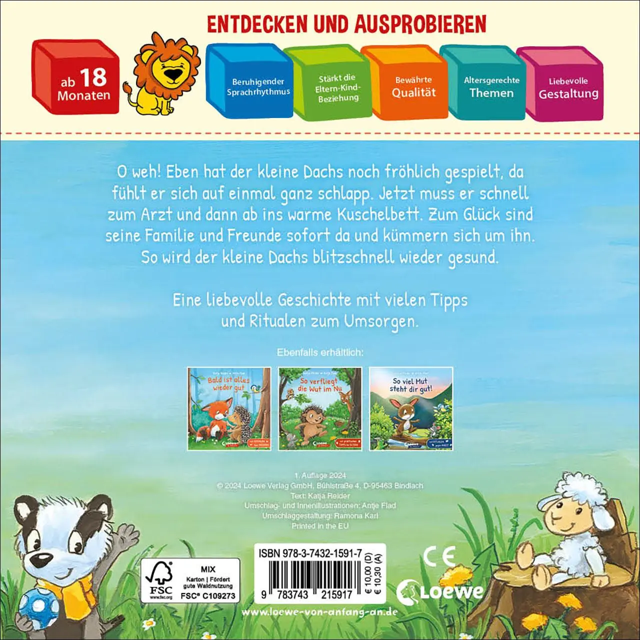 Rückseite: 9783743215917 | So wirst du schnell wieder gesund! | Katja Reider | Buch | 18 S.