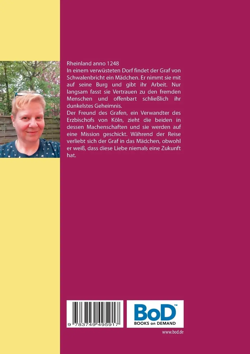 Rückseite: 9783749495917 | Die Magd von Schwalenbricht | Astrid Zahn | Taschenbuch | 296 S.