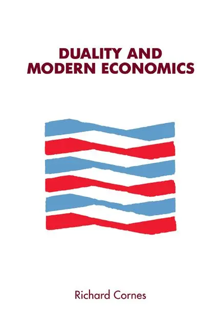 Cover: 9780521336017 | Duality and Modern Economics | Richard Cornes | Taschenbuch | Englisch