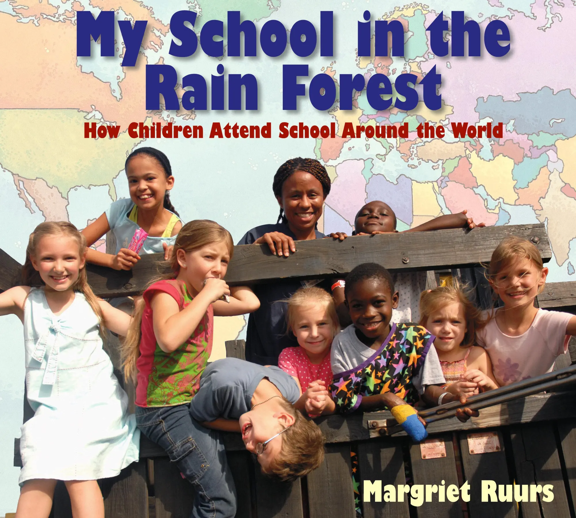 Cover: 9781590786017 | My School in the Rain Forest: How Children Attend School Around the...