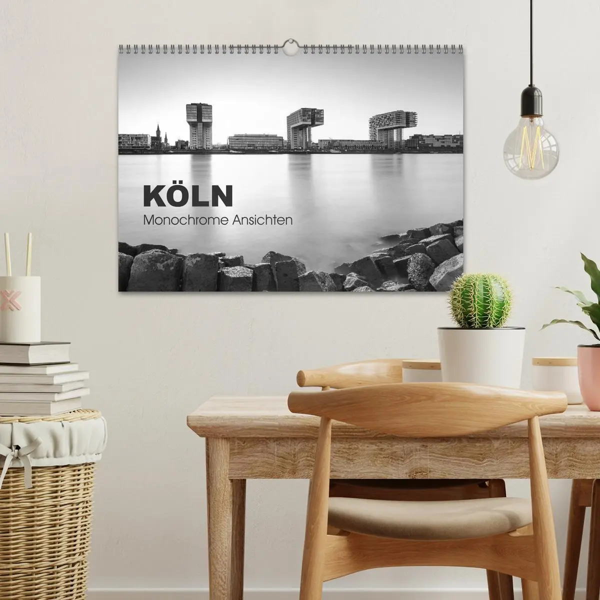 Bild: 9783516016017 | Köln - monochrome Ansichten (Wandkalender 2026 DIN A3 quer),...