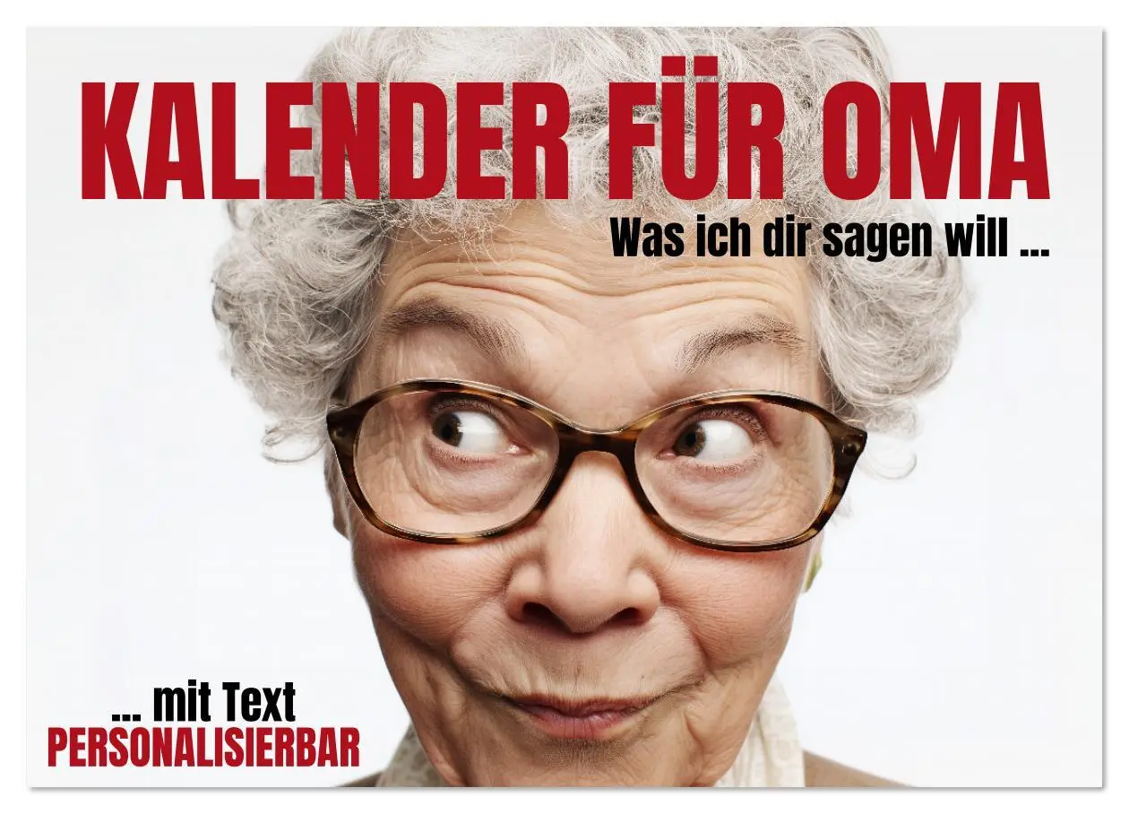 Cover: 9783516636017 | Kalender für Oma - Was ich dir sagen will (Wandkalender 2026 DIN A4...