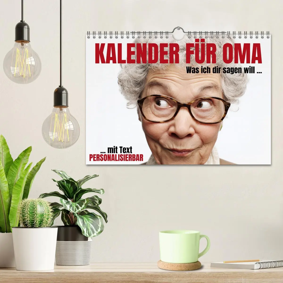 Bild: 9783516636017 | Kalender für Oma - Was ich dir sagen will (Wandkalender 2026 DIN A4...