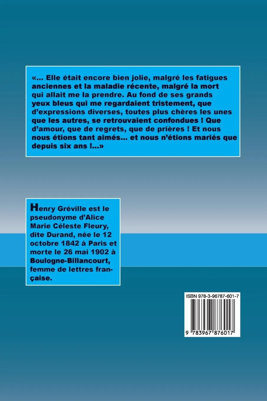 Rückseite: 9783967876017 | Suzanne Normis | Henry Gréville | Taschenbuch | Französisch | 2020