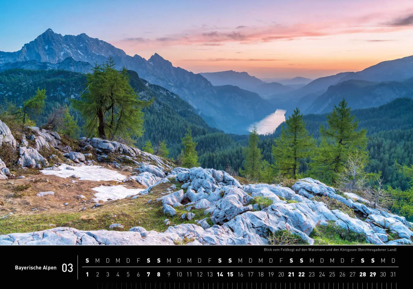 Bild: 9783968556017 | Bayerische Alpen Premiumkalender 2026 | Christian Bäck | Kalender