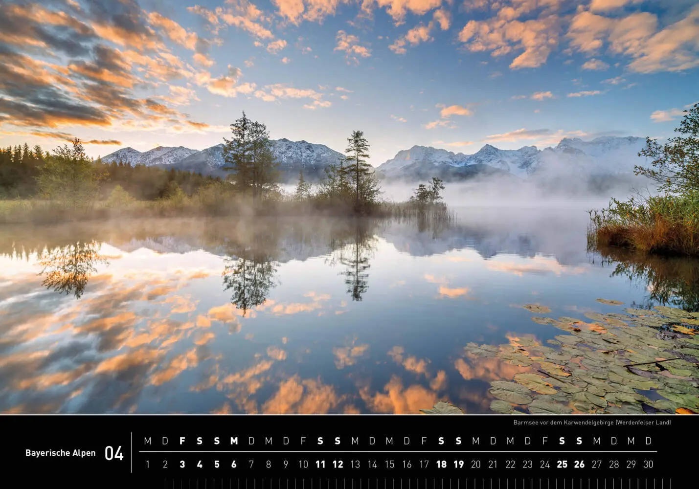 Bild: 9783968556017 | Bayerische Alpen Premiumkalender 2026 | Christian Bäck | Kalender
