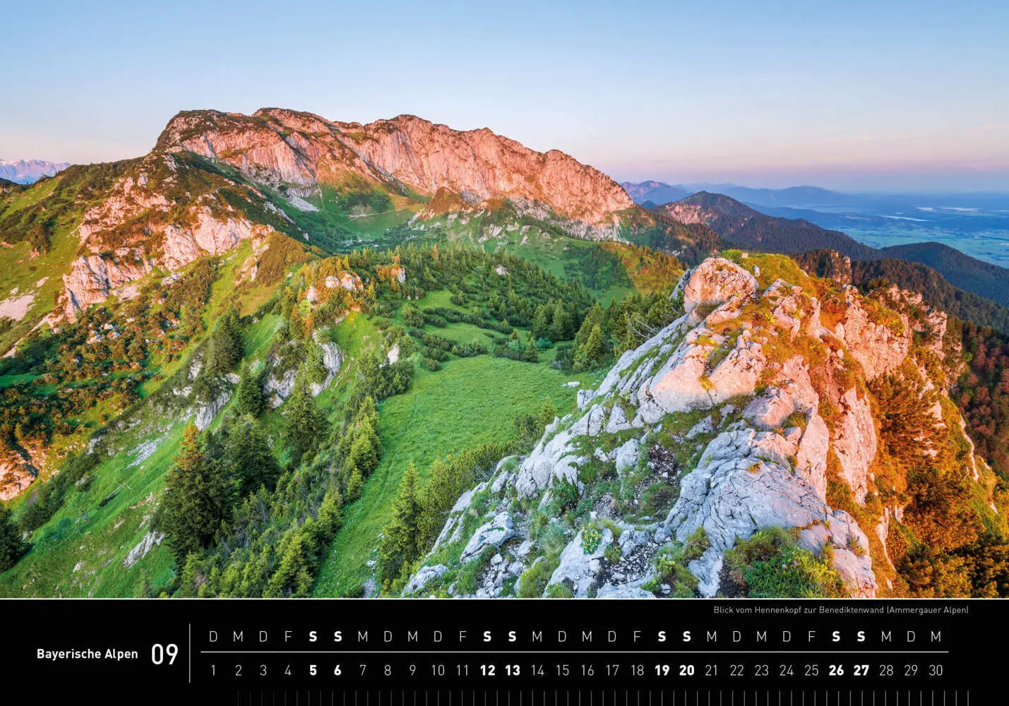 Bild: 9783968556017 | Bayerische Alpen Premiumkalender 2026 | Christian Bäck | Kalender