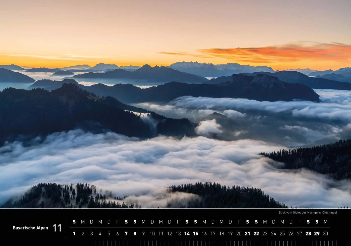 Bild: 9783968556017 | Bayerische Alpen Premiumkalender 2026 | Christian Bäck | Kalender