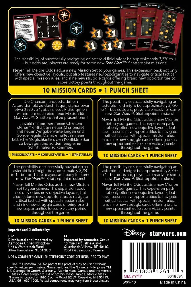 Bild: 841333126117 | Star Wars: Shatterpoint - Never Tell Me The Odds Mission Pack | Shick