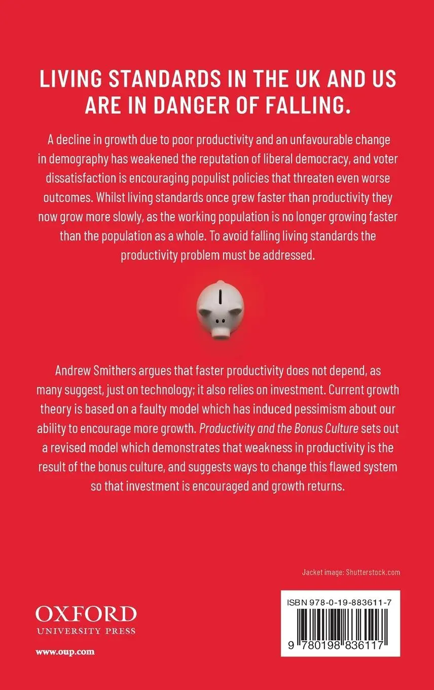 Rückseite: 9780198836117 | Productivity and the Bonus Culture | Andrew Smithers | Buch | Gebunden