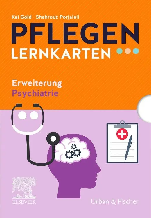 Pflegen   Pflegen Lernkarten Erweiterung Psychiatrie - Kai Gold Shahrouz Porjalali Box