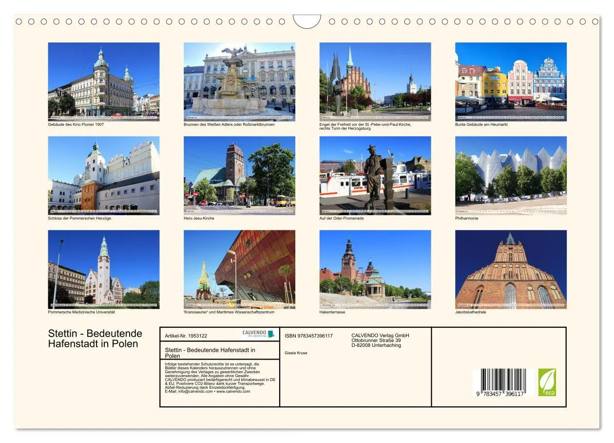 Bild: 9783457396117 | Stettin - Bedeutende Hafenstadt in Polen (Wandkalender 2026 DIN A3...