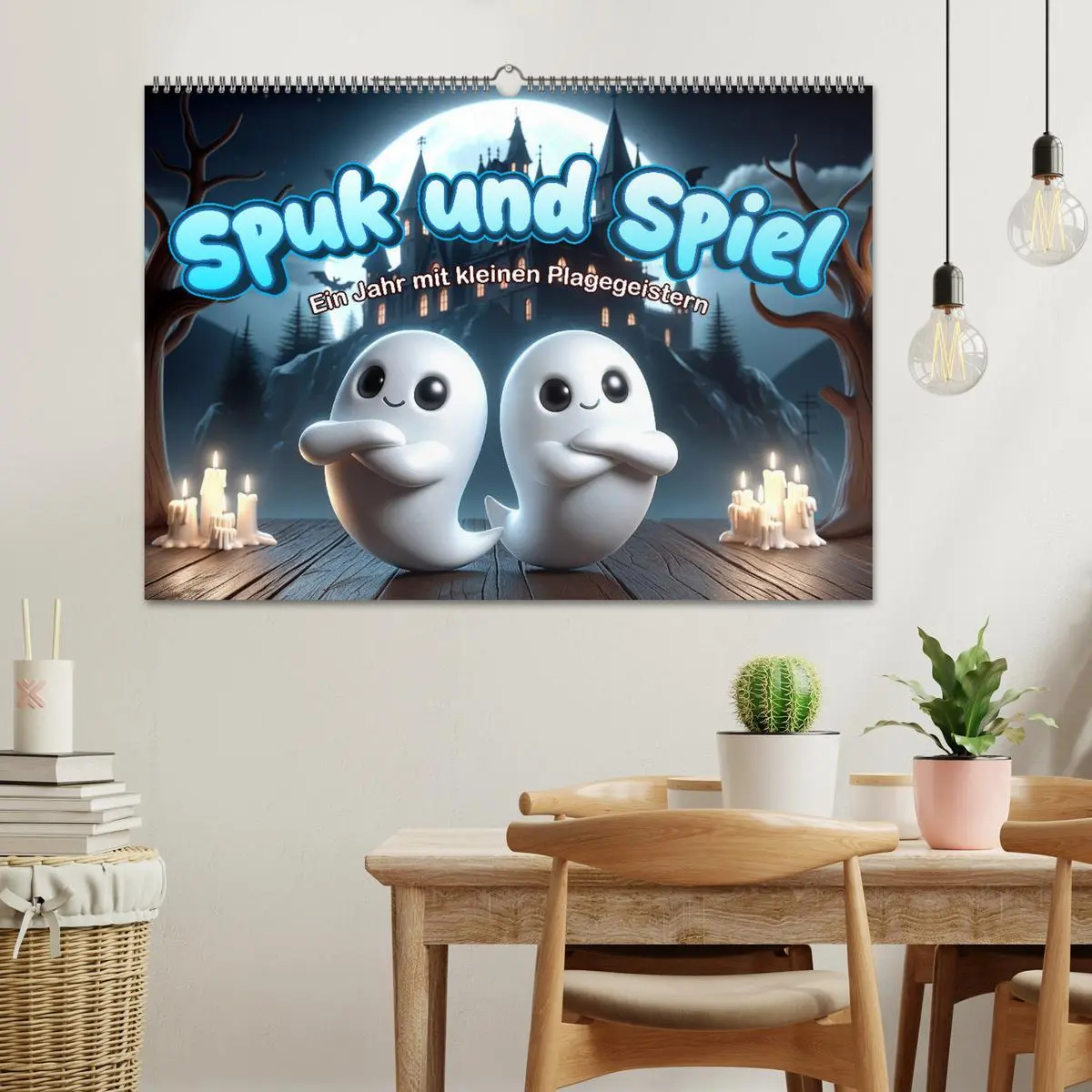 Bild: 9783457466117 | Spuk und Spiel: Ein Jahr mit kleinen Plagegeistern (Wandkalender...