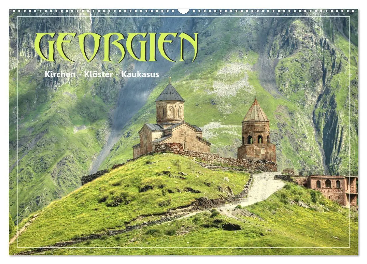 Cover: 9783457776117 | Georgien - Kirchen Klöster Kaukasus (Wandkalender 2026 DIN A2...