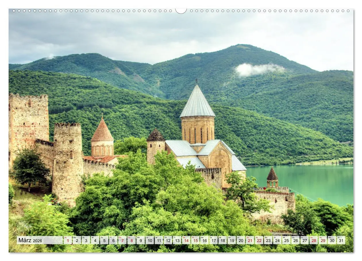 Bild: 9783457776117 | Georgien - Kirchen Klöster Kaukasus (Wandkalender 2026 DIN A2...
