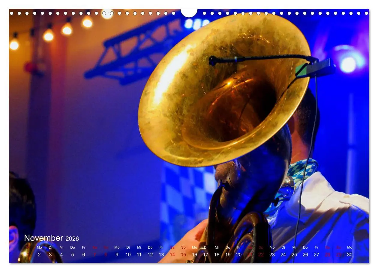Bild: 9783457846117 | Blasinstrumente im Rampenlicht (Wandkalender 2026 DIN A3 quer),...