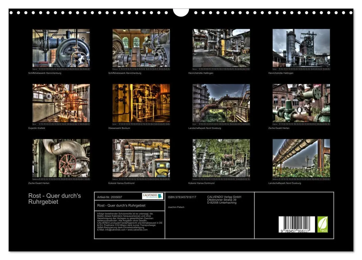 Bild: 9783457916117 | Rost - Quer durch's Ruhrgebiet (Wandkalender 2026 DIN A3 quer),...