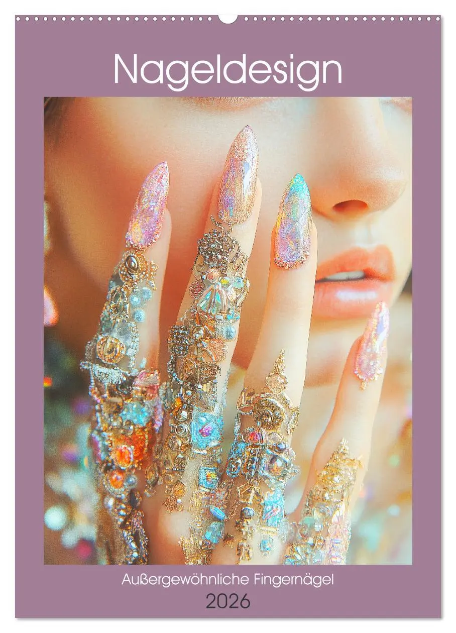 Cover: 9783516246117 | Nageldesign. Außergewöhnliche Fingernägel (Wandkalender 2026 DIN A2...