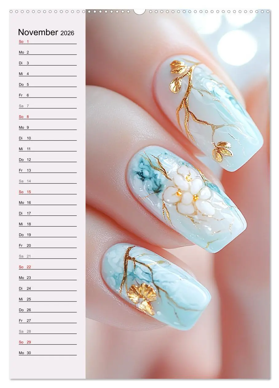 Bild: 9783516246117 | Nageldesign. Außergewöhnliche Fingernägel (Wandkalender 2026 DIN A2...
