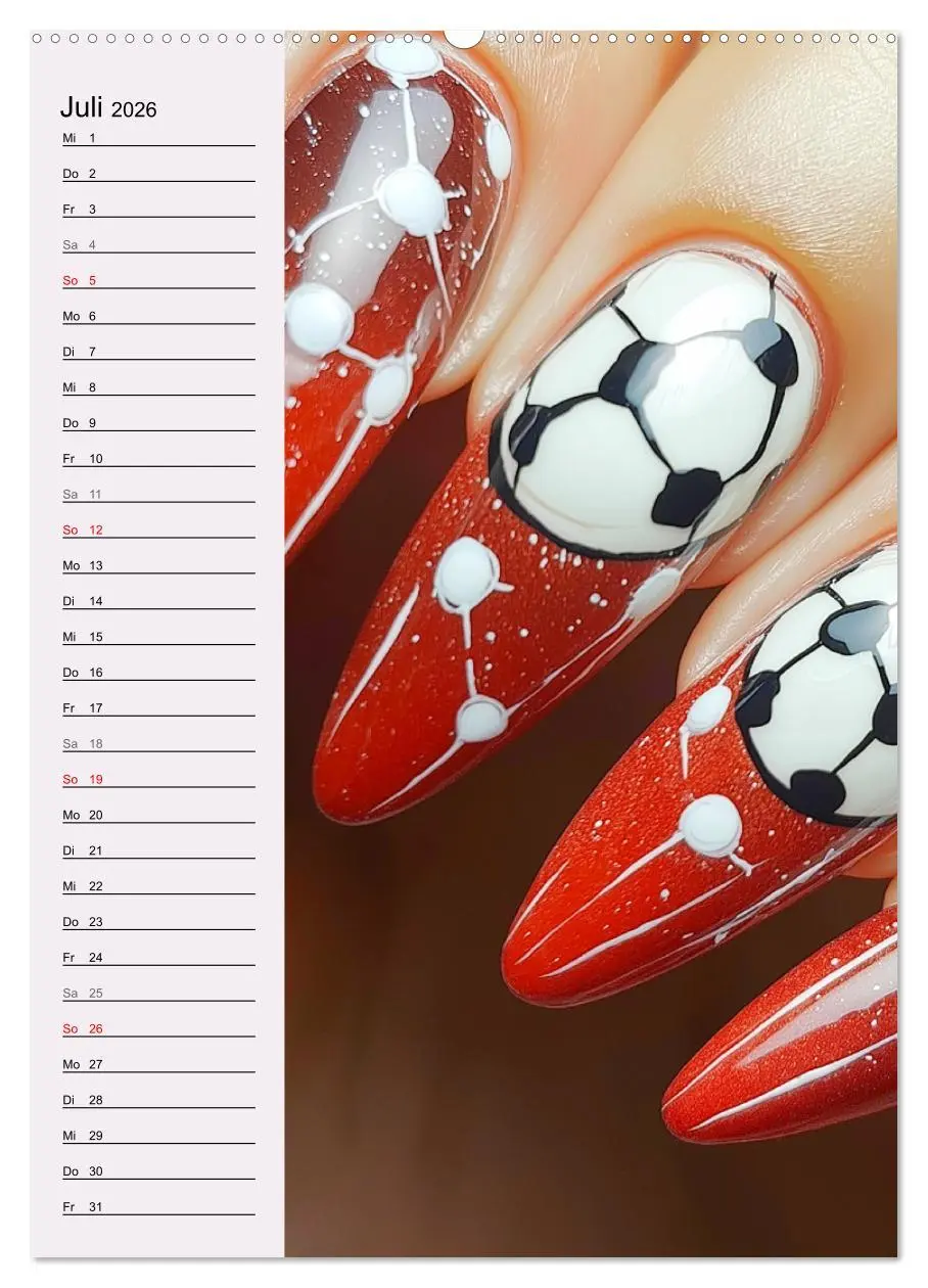 Bild: 9783516246117 | Nageldesign. Außergewöhnliche Fingernägel (Wandkalender 2026 DIN A2...