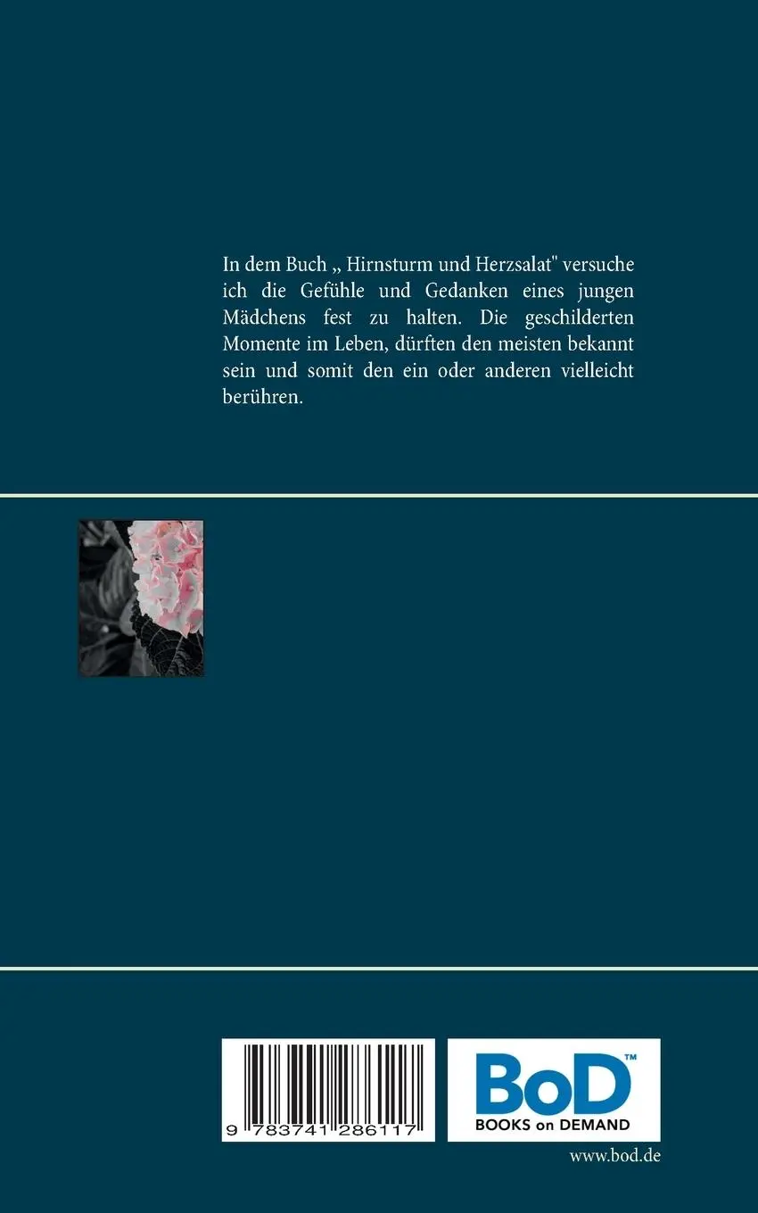 Rückseite: 9783741286117 | Hirnsturm und Herzsalat | Anna Wiese | Taschenbuch | 44 S. | Deutsch