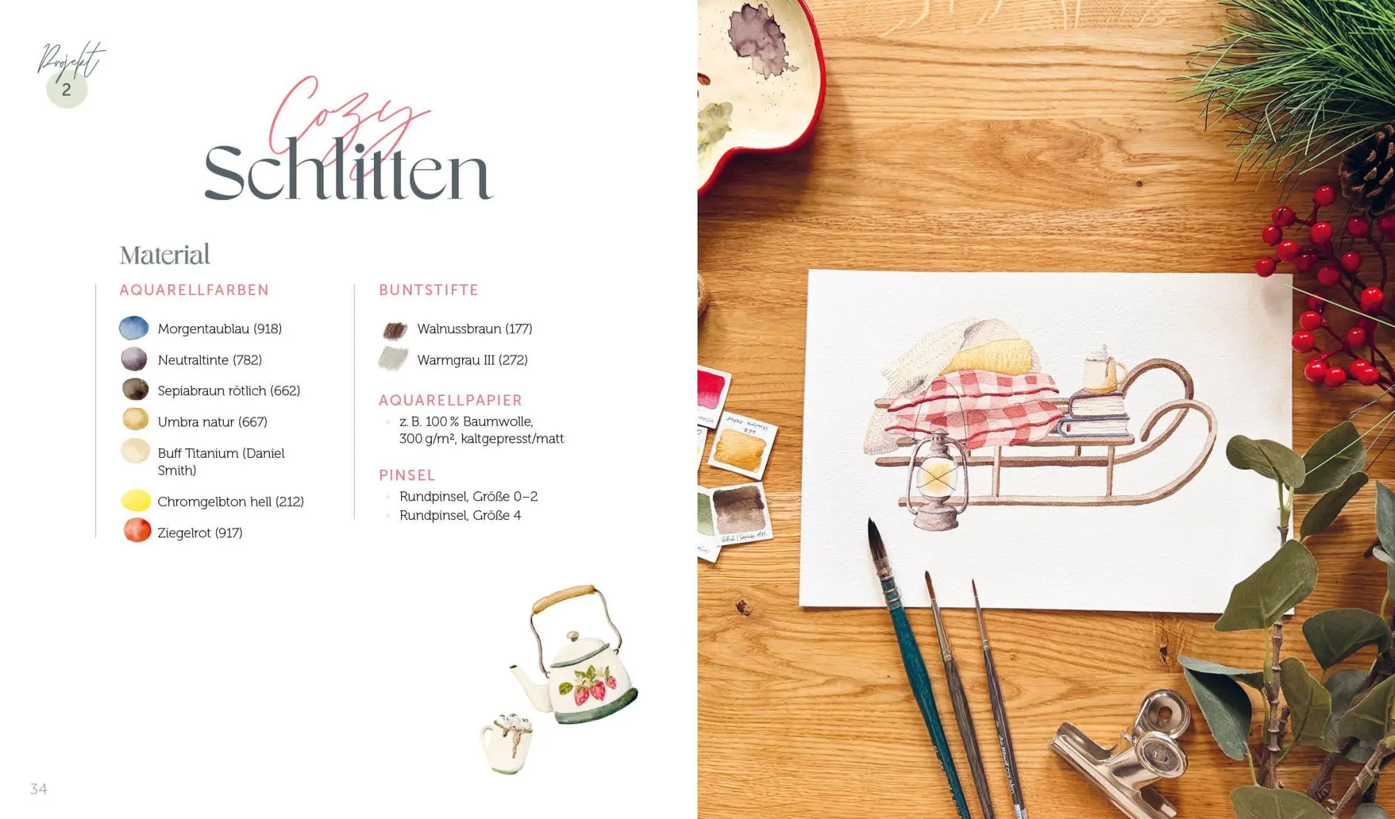 Bild: 9783745936117 | Watercolor Winter Dreams | Mildred Böhnlein | Buch | 128 S. | Deutsch
