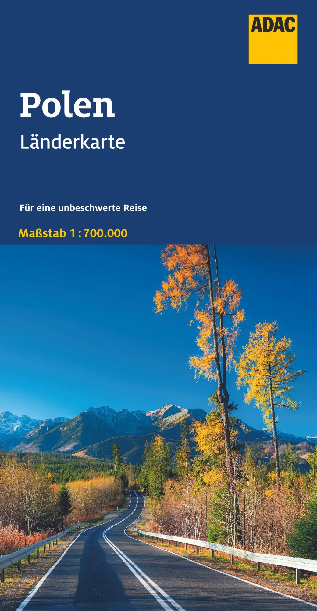 Cover: 9783826426117 | ADAC Länderkarte Polen 1:700.000 | (Land-)Karte | ADAC LänderKarte