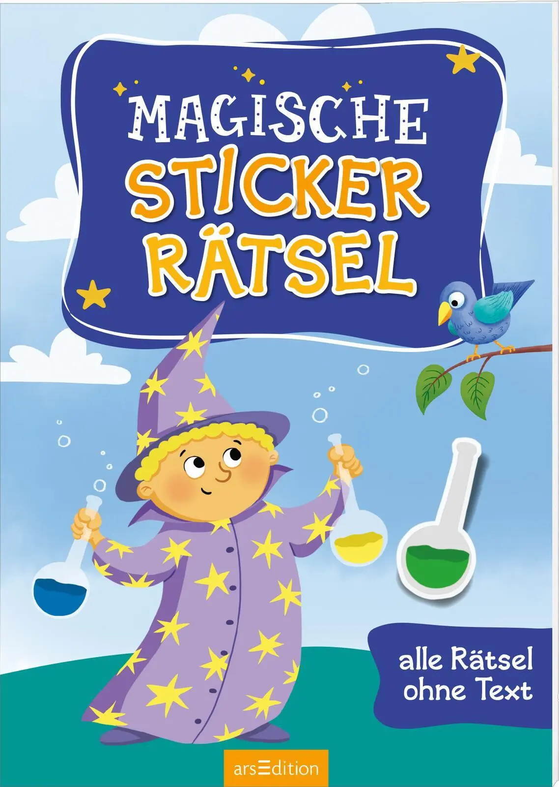 Cover: 9783845856117 | Magische Sticker-Rätsel | Alle Rätsel ohne Text | Kristine Ortmeier